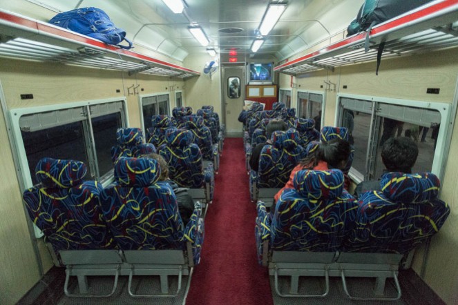 inside train
